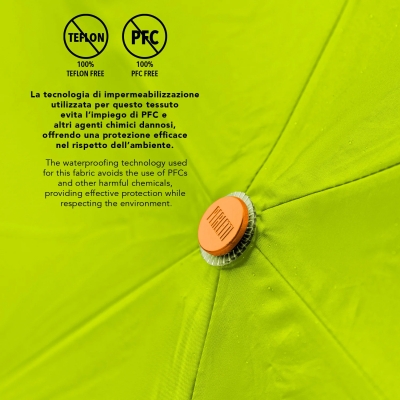 Дамски мини сгъваем неавтоматичен чадър Perletti Time 26414, Зелен