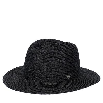 Ladies' summer hat with lurex HatYou CEP0671, Black