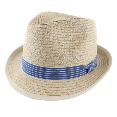 Summer Trilby Hat Fratelli Mazzanti FM 7414, Natural