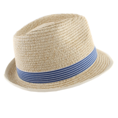 Summer Trilby Hat Fratelli Mazzanti FM 7414, Natural