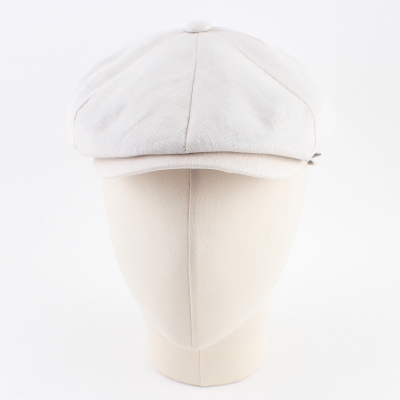 Men's linen cap Bakerboy HatYou CTM2407, Natural