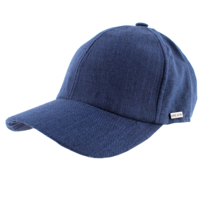 Linen baseball cap HatYou CTM2408, Blue