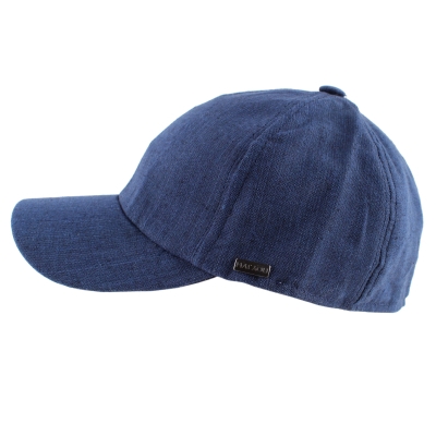 Linen baseball cap HatYou CTM2408, Blue