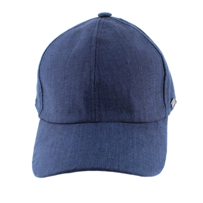 Linen baseball cap HatYou CTM2408, Blue