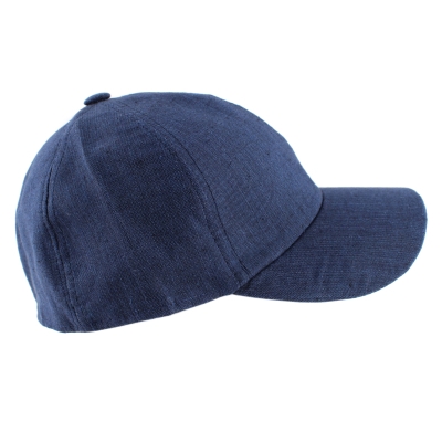 Linen baseball cap HatYou CTM2408, Blue
