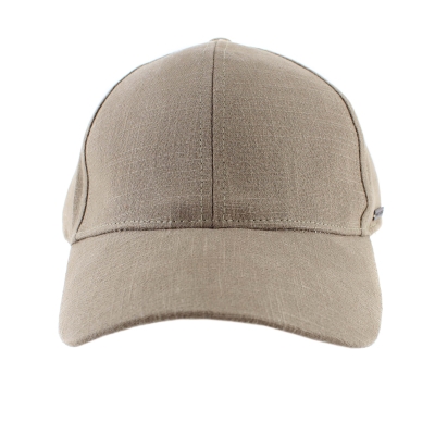 Summer baseball cap made of linen and cotton HatYou CTM2455, Green