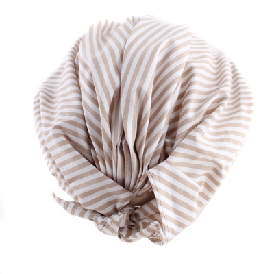 Ladies' Visor Hat HatYou CEP0735, Beige Stripes