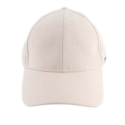 Лятна бейзболна шапка от лен и памук  HatYou CTM2455, Светлобежов