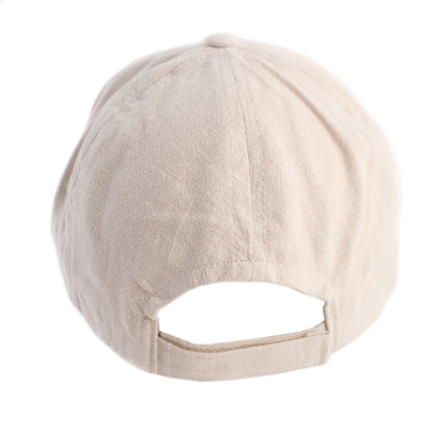 Лятна бейзболна шапка от лен и памук  HatYou CTM2455, Светлобежов