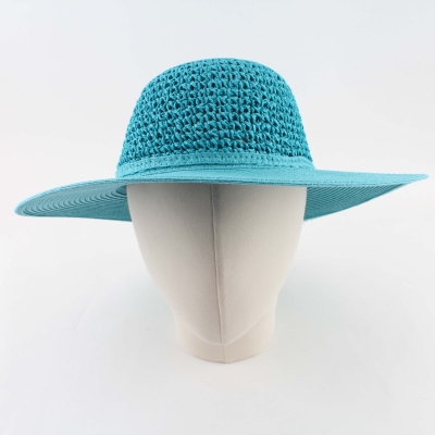 Дамска широкопола шапка HatYou CEP0602, Тюркоаз