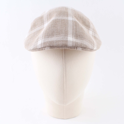 Мъжки каскет памук и лен HatYou CTM2444, Бежово каре