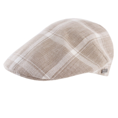 Мъжки каскет памук и лен HatYou CTM2444, Бежово каре