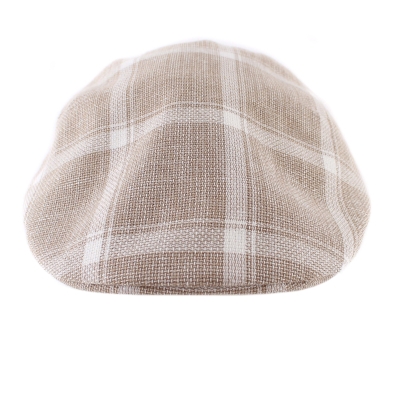 Мъжки каскет памук и лен HatYou CTM2444, Бежово каре