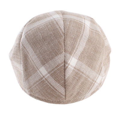 Мъжки каскет памук и лен HatYou CTM2444, Бежово каре