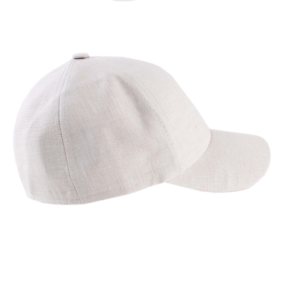 Лятна бейзболна шапка от лен HatYou CTM2408, Бежов