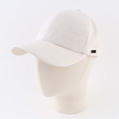 Лятна бейзболна шапка от лен HatYou CTM2408, Бежов