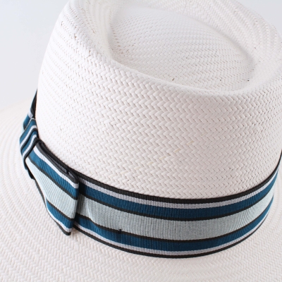 Широкопола мъжка лятна шапка от Toyo хартия HatYou CEP0910, Екрю