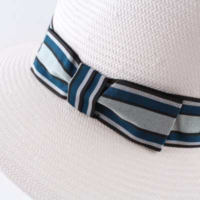 Широкопола мъжка лятна шапка от Toyo хартия HatYou CEP0910, Екрю