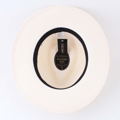Широкопола мъжка лятна шапка от Toyo хартия HatYou CEP0910, Екрю