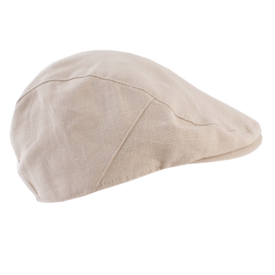 Мъжки летен каскет от лен и памук HatYou CTM2456, Бежов