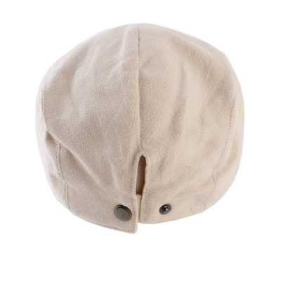 Мъжки летен каскет от лен и памук HatYou CTM2456, Бежов