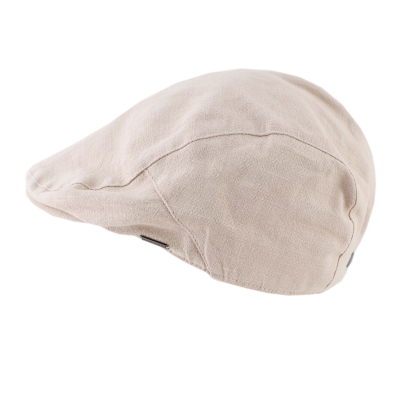 Мъжки летен каскет от лен и памук HatYou CTM2456, Бежов