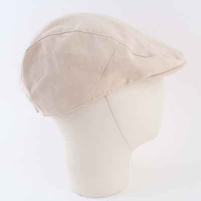 Мъжки летен каскет от лен и памук HatYou CTM2456, Бежов