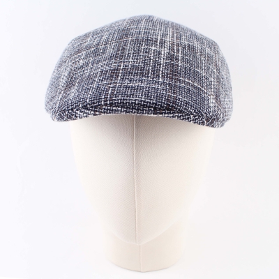 Мъжки летен каскет HatYou CTM2452, Тъмносиньо каре