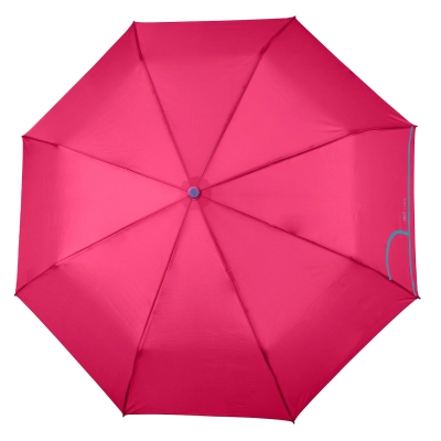Ladies' Folding Automatic Open-Close Umbrella Perletti Time 26413, Raspberry