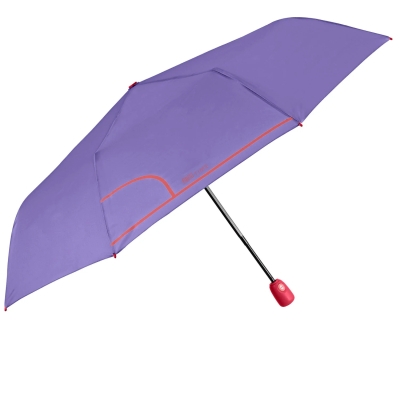 Ladies' Folding Automatic Open-Close Umbrella Perletti Time 26413, Purple