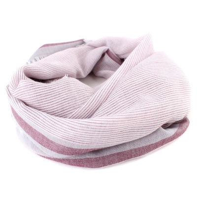 Летен шал от памук и модал HatYou SE0688, 65x190 см, Бордо