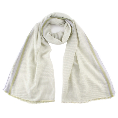 Летен шал от памук и модал HatYou SE0688, 65x190 см, Светлозелен