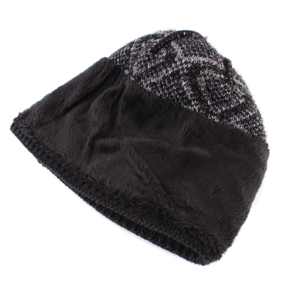Ladies' Knitted Wool Hat JG5774, Black