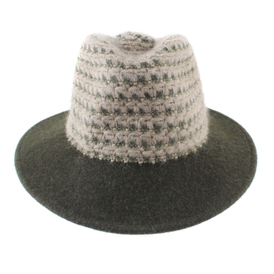 Ladies' felt hat Granadilla JG6033, Green melange