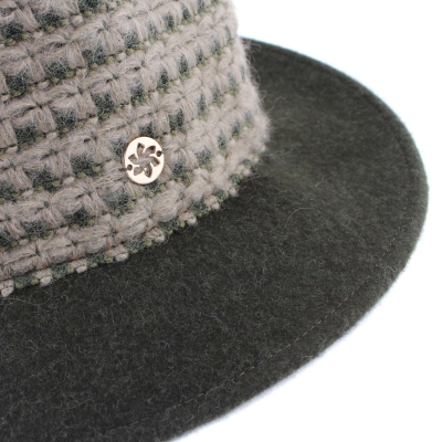 Ladies' felt hat Granadilla JG6033, Green melange
