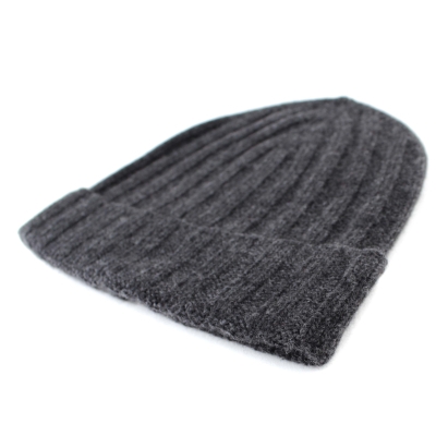 Мъжка плетена шапка HatYou CP1056, Тъмносив