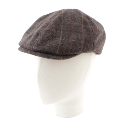 Мъжки вълнен каскет Luigi&Guido Tessi BRAD, Кафяв, М/56-57 см.