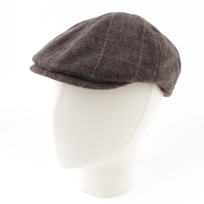 Мъжки вълнен каскет Luigi&Guido Tessi BRAD, Кафяв, М/56-57 см.