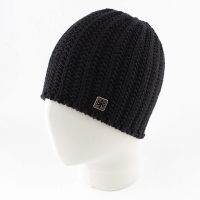 Men's knitted hat Granadilla JG5146, Black