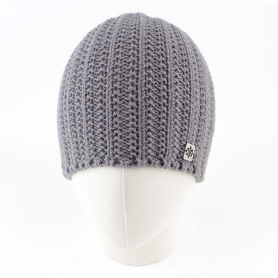 Men's knitted hat Granadilla JG5146, Grey