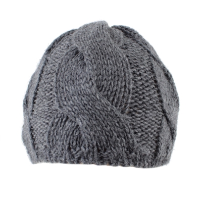 Ladie’s knitted hat with wool and alpaca content HatYou CP1173, Grey