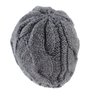 Ladie’s knitted hat with wool and alpaca content HatYou CP1173, Grey