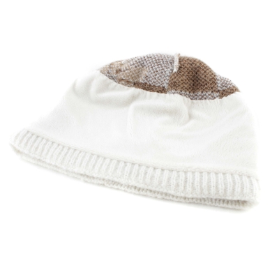 Ladies' knitted hat with natural fur pom-pom Granadilla JG5761, Camila