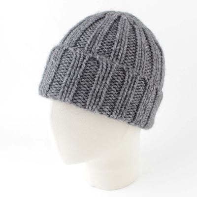 Плетена шапка Raffaello Bettini RB 013/2453, Тъмносив