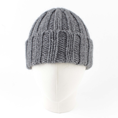 Плетена шапка Raffaello Bettini RB 013/2453, Тъмносив