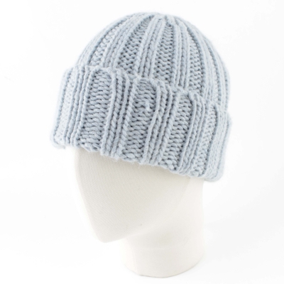 Плетена шапка Raffaello Bettini RB 013/2453, Светлосин