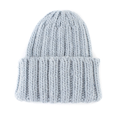 Плетена шапка Raffaello Bettini RB 013/2453, Светлосин