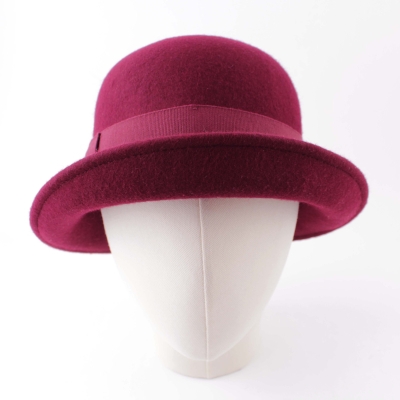 Ladies' felt hat Fratelli Mazzanti FM7897, burgundy