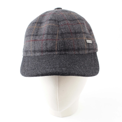 Мъжка вълнена бейзболна шапка с наушник HatYou CP4078, Сив