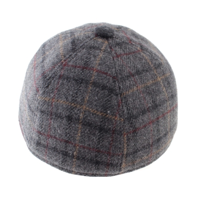 Мъжка вълнена бейзболна шапка с наушник HatYou CP4078, Сив